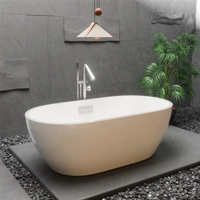 Bathtub Saorsheasaimh Simplí Bán F5004